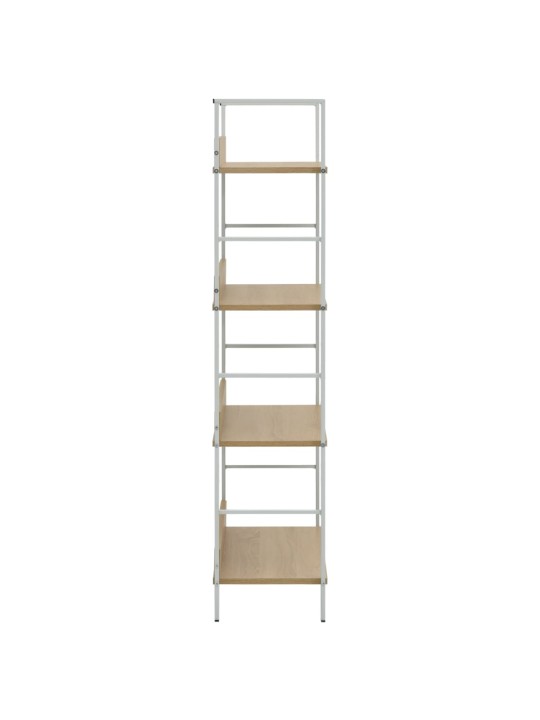 4patrová knihovna dub 60 x 27,6 x 124,5 cm kompozitní dřevo