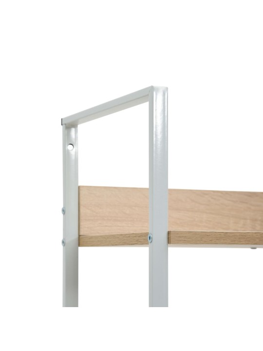 4patrová knihovna dub 60 x 27,6 x 124,5 cm kompozitní dřevo