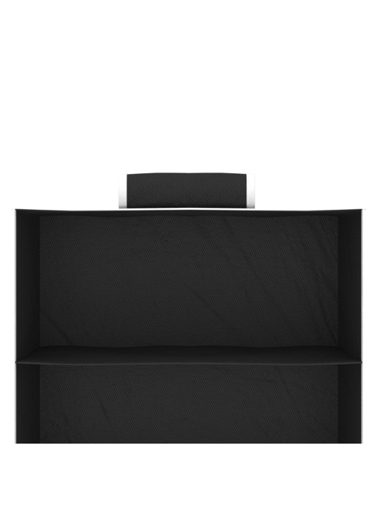 Závěsný organizér na oblečení 2 ks s 6 policemi textil