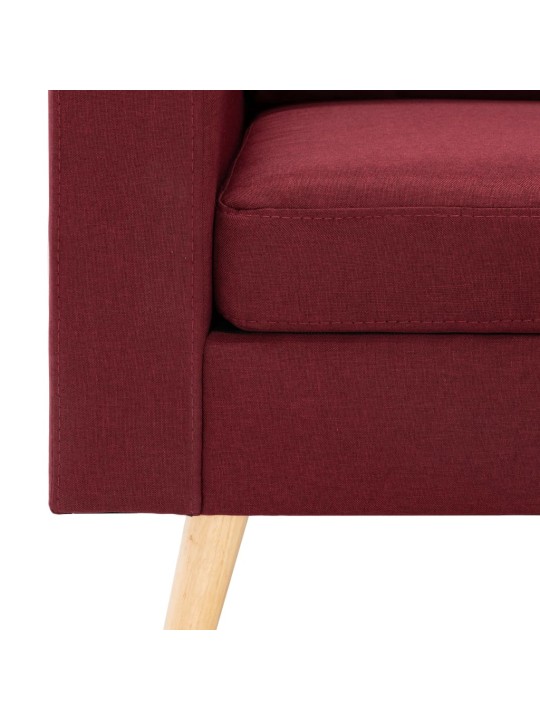 Křeslo vínové textil