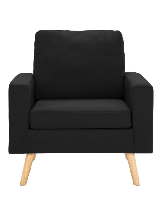 Křeslo černé textil
