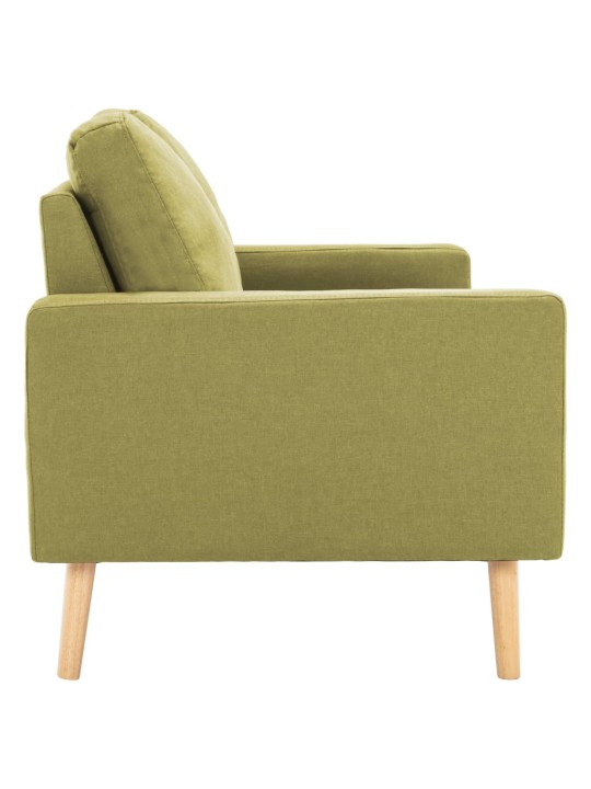 2místná pohovka zelená textil