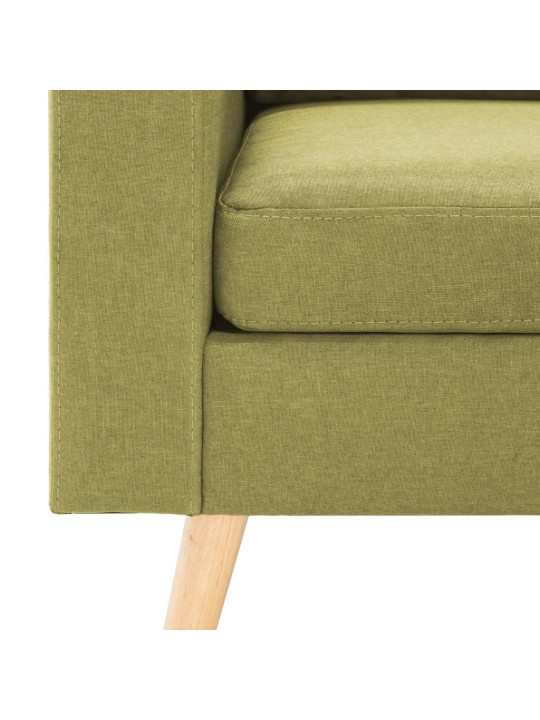 2místná pohovka zelená textil