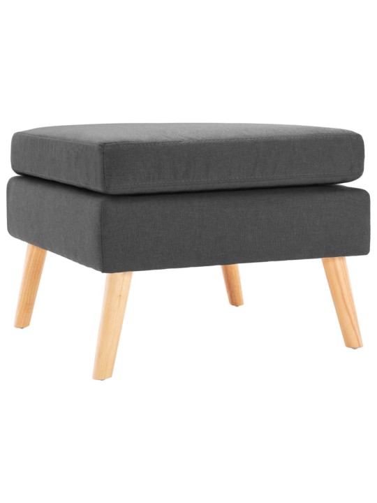 Podnožka tmavě šedá textil
