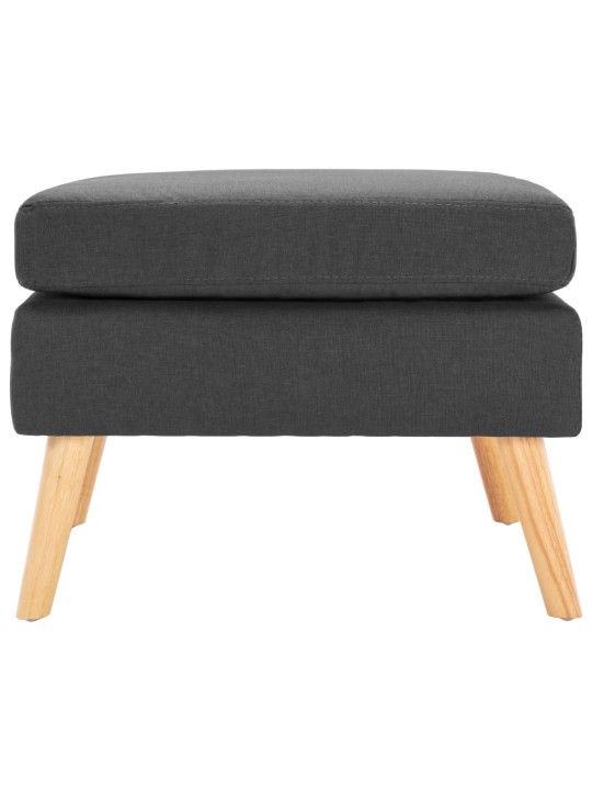 Podnožka tmavě šedá textil