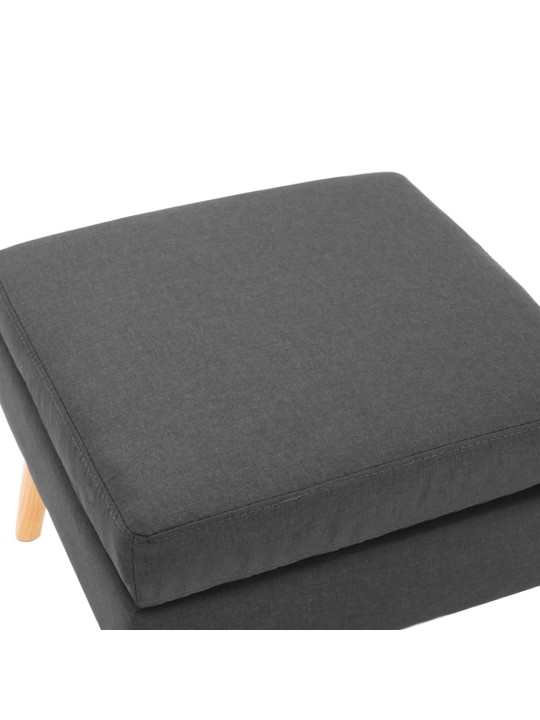 Podnožka tmavě šedá textil