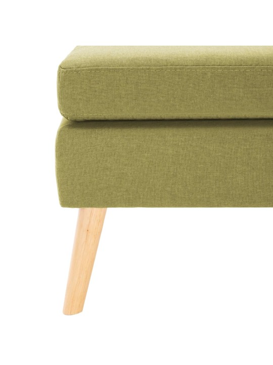 Podnožka zelená textil