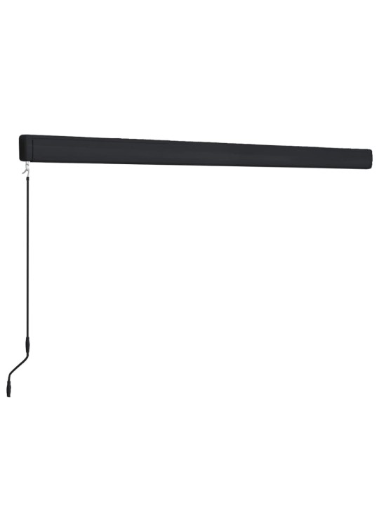 Kazetová markýza s ručním ovládáním 450 x 300 cm modro-bílá