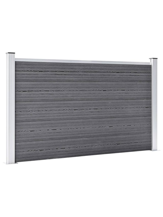 Zahradní plot WPC 872 x 106 cm šedý