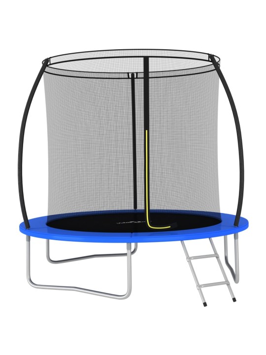 Trampolína s příslušenstvím kulatá 244 x 55 cm 100 kg