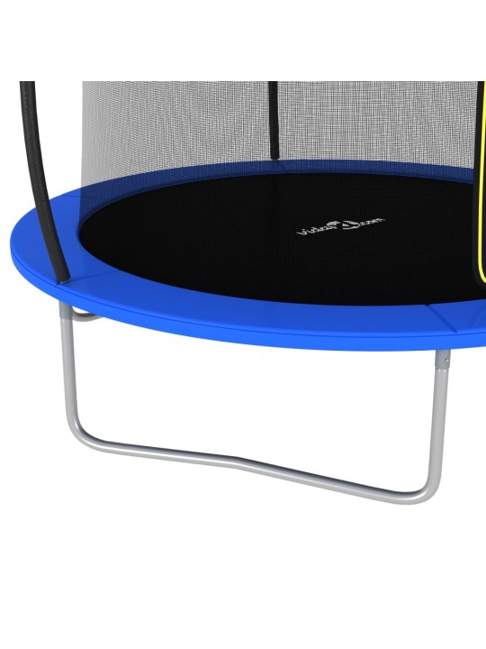 Trampolína s příslušenstvím kulatá 244 x 55 cm 100 kg