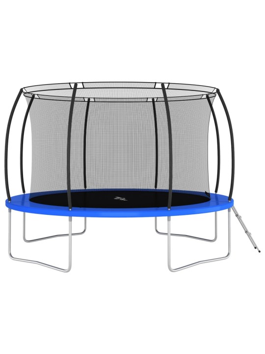 Trampolína s příslušenstvím kulatá 366 x 80 cm 150 kg