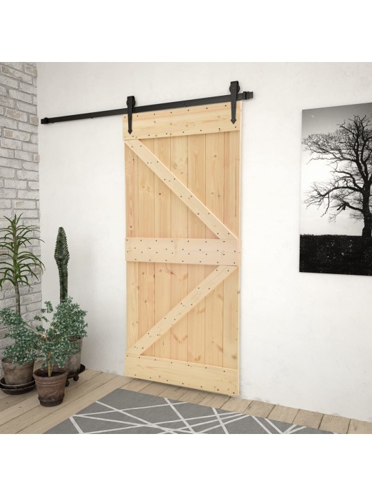 Dveře 80 x 210 masivní borové dřevo