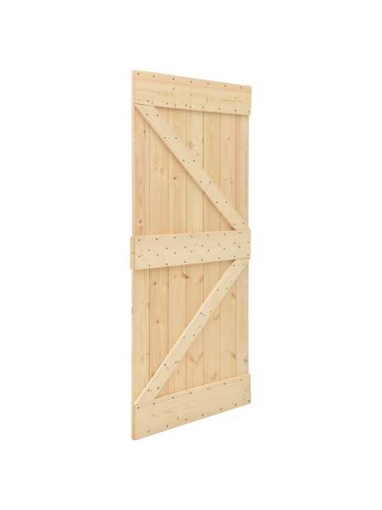 Dveře 100 x 210 masivní borové dřevo