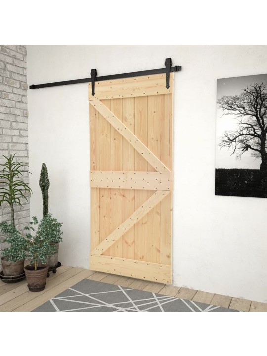 Dveře 100 x 210 masivní borové dřevo