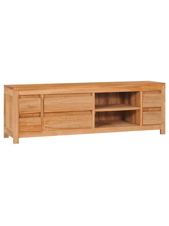 Tv stolek 120 x 30 x 40 cm masivní teakové dřevo