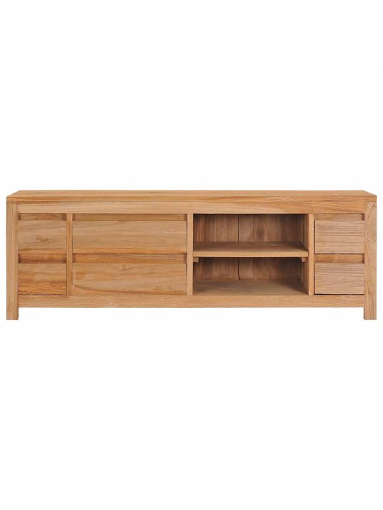 Tv stolek 120 x 30 x 40 cm masivní teakové dřevo