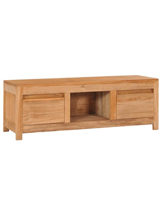 TV stolek 100 x 30 x 35 cm masivní teakové dřevo