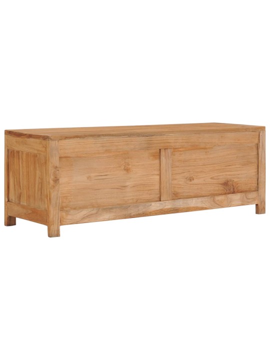 TV stolek 100 x 30 x 35 cm masivní teakové dřevo