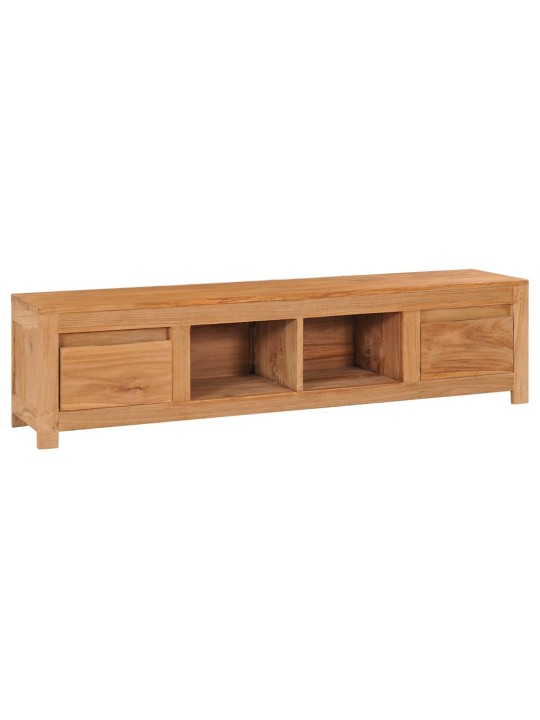 Tv stolek 115 x 30 x 35 cm masivní teakové dřevo