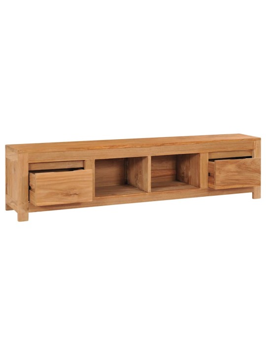 Tv stolek 115 x 30 x 35 cm masivní teakové dřevo