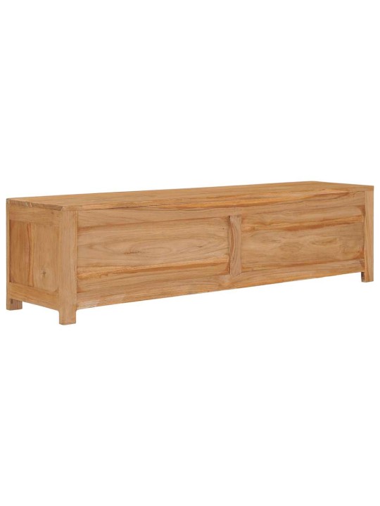 Tv stolek 115 x 30 x 35 cm masivní teakové dřevo