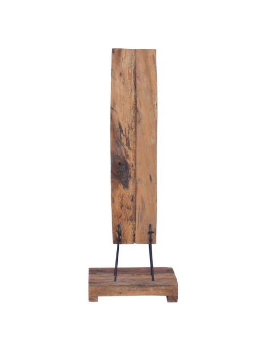 Stojan na víno na 6 lahví 35 x 35 x 100 cm masivní teakové dřevo
