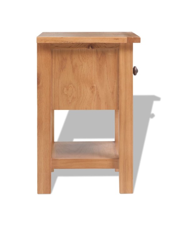 Noční stolky 2 ks 36 x 30 x 47 cm masivní dubové dřevo