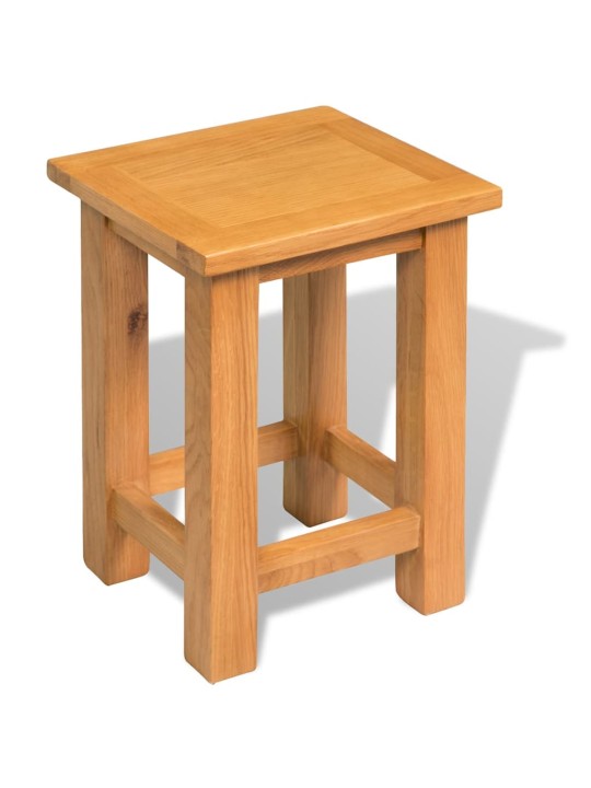 Přístavné stolky 2 ks 27 x 24 x 37 cm masivní dubové dřevo