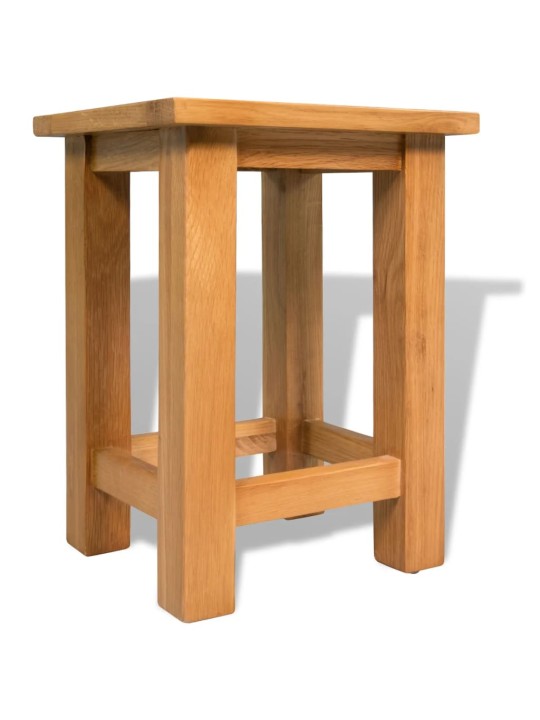 Přístavné stolky 2 ks 27 x 24 x 37 cm masivní dubové dřevo