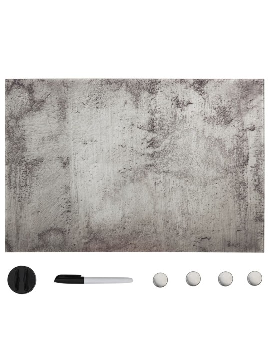 Nástěnná magnetická tabule skleněná 60 x 40 cm