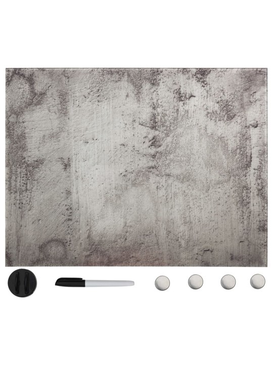 Nástěnná magnetická tabule skleněná 80 x 60 cm