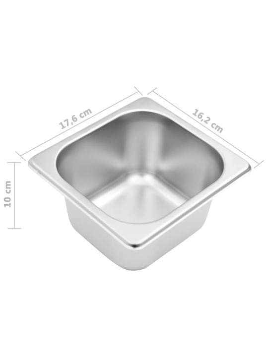 Nástavba na gastronádoby pro 3 GN 1/6 nádoby nerezová ocel