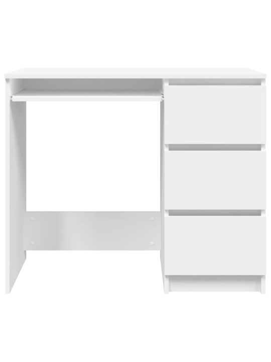 Psací stůl bílý 90 x 45 x 76 cm kompozitní dřevo