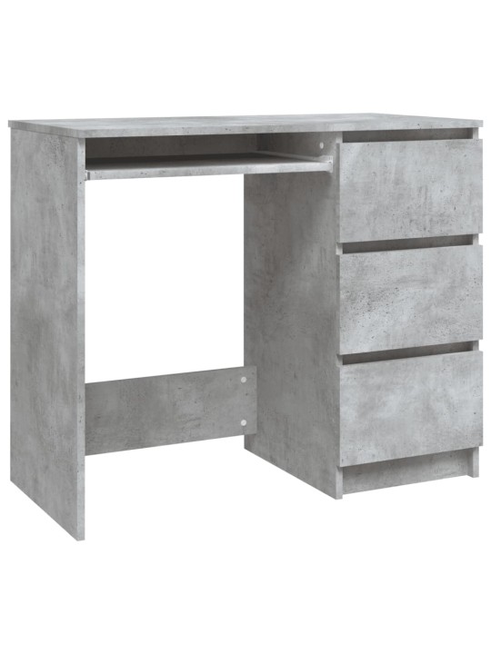 Psací stůl betonově šedý 90 x 45 x 76 cm kompozitní dřevo