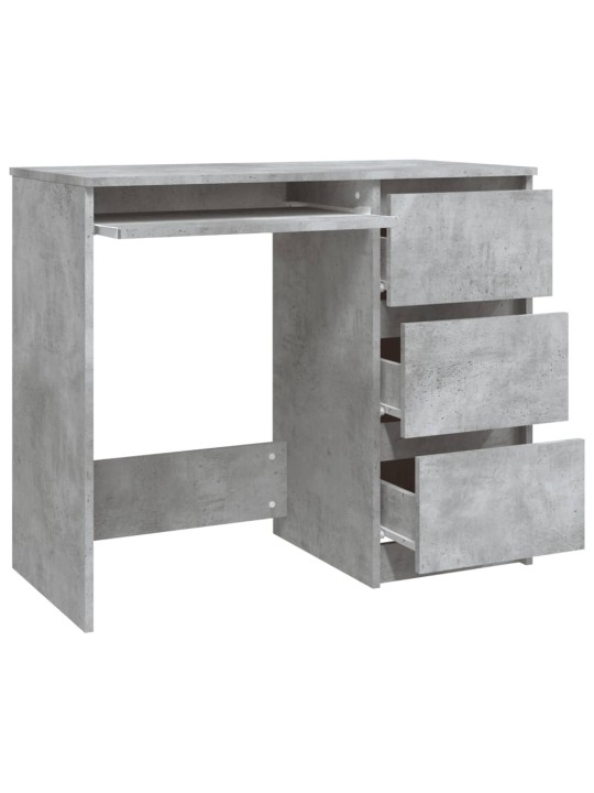 Psací stůl betonově šedý 90 x 45 x 76 cm kompozitní dřevo