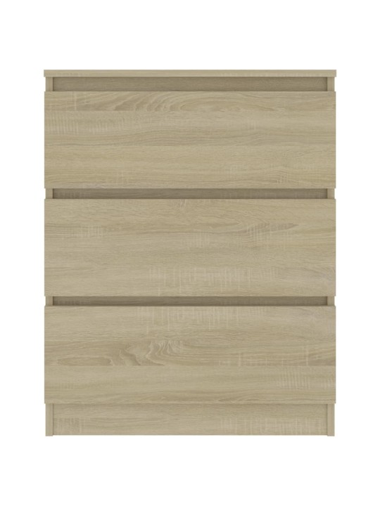 Příborník dub sonoma 60 x 35 x 76 cm kompozitní dřevo