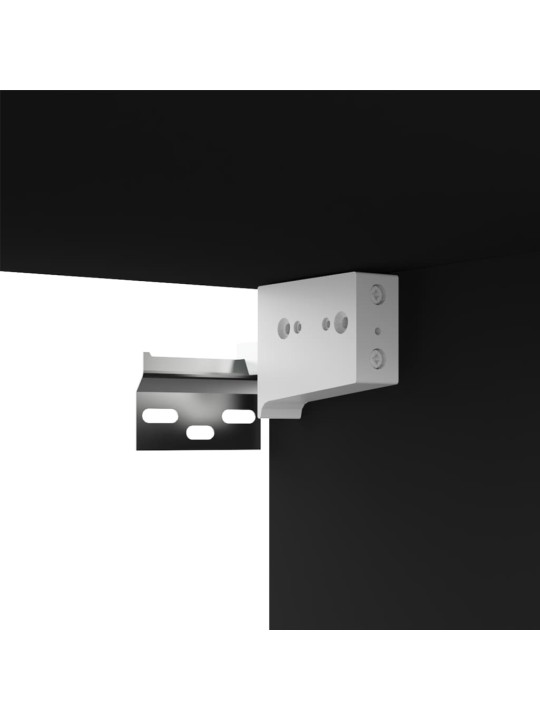 TV stolek černý 80x30x30 cm kompozitní dřevo