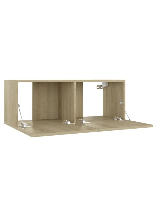 TV stolek dub sonoma 80x30x30 cm kompozitní dřevo