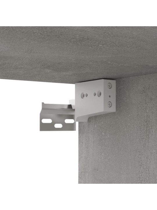 TV stolek betonově šedý 80x30x30 cm kompozitní dřevo