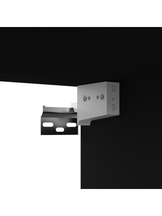 TV stolek černý 100x30x30 cm kompozitní dřevo
