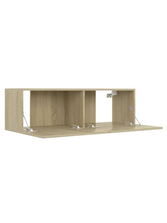 TV stolek dub sonoma 100x30x30 cm kompozitní dřevo