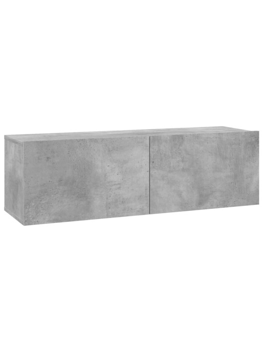 TV stolek betonově šedý 100x30x30 cm kompozitní dřevo