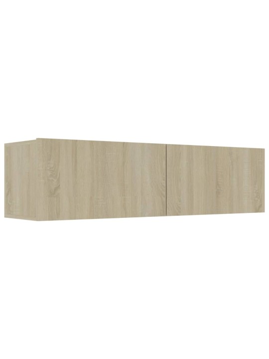 TV stolek dub sonoma 120x30x30 cm kompozitní dřevo