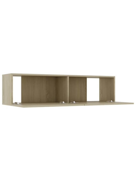 TV stolek dub sonoma 120x30x30 cm kompozitní dřevo
