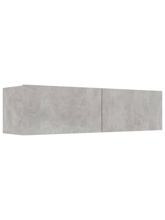 TV stolek betonově šedý 120x30x30 cm kompozitní dřevo