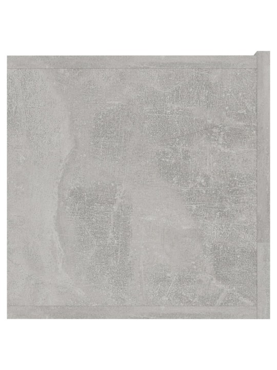 TV stolek betonově šedý 120x30x30 cm kompozitní dřevo