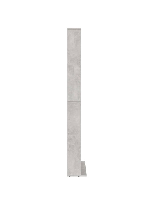 CD skříňka betonově šedá 102 x 16 x 177,5 cm kompozitní dřevo