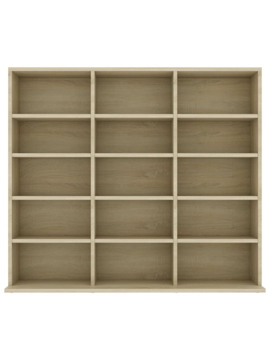 Skříňka na CD dub sonoma 100 x 23 x 89,5 cm kompozitní dřevo