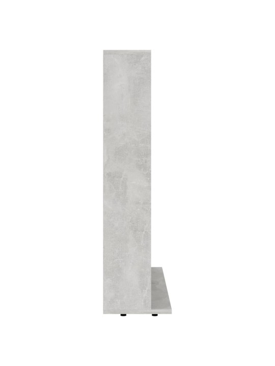 Skříňka na CD betonově šedá 100 x 23 x 89,5 cm kompozitní dřevo